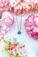 Tiny Blue Bird Necklace